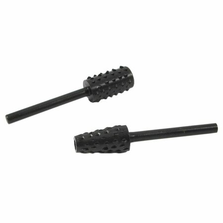 Forney Mini-Rotary Rasp Set with 1/8 in Shaft, 2-Piece 60216